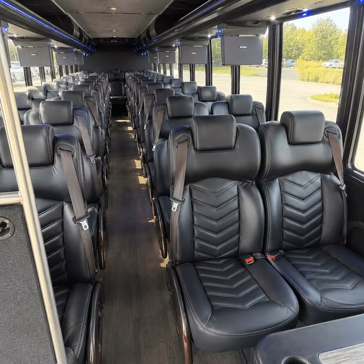 25 passenger minibus interior