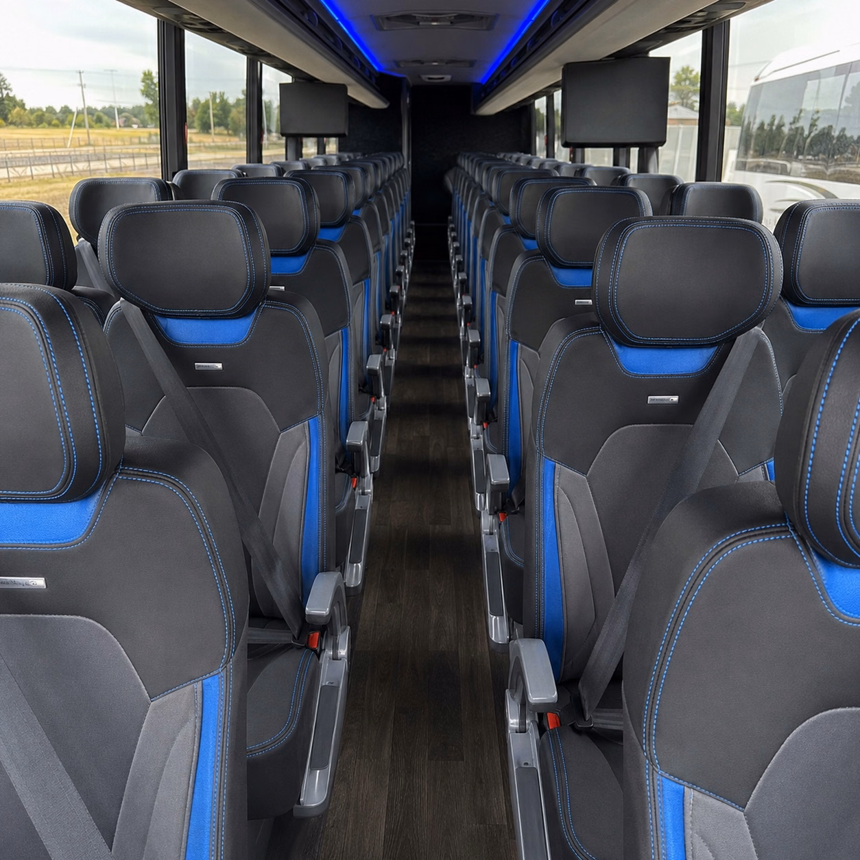 springfield charter bus interior